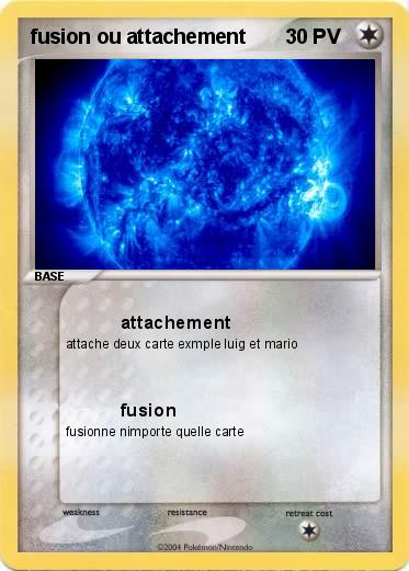 Pokemon fusion ou attachement