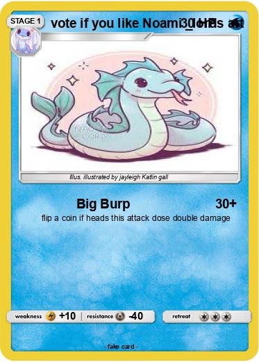 Pokemon vote if you like Noami _lords art