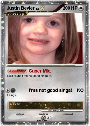 Pokemon Justin Bevier