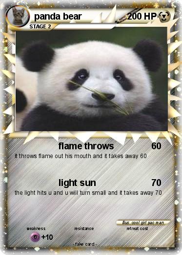 Pokemon panda bear