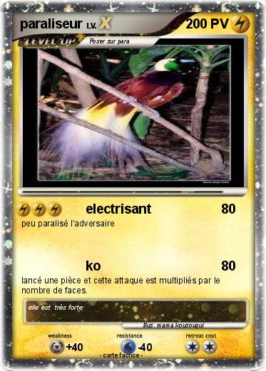 Pokemon paraliseur