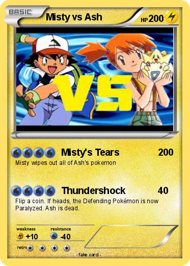 Pokemon Misty vs Ash