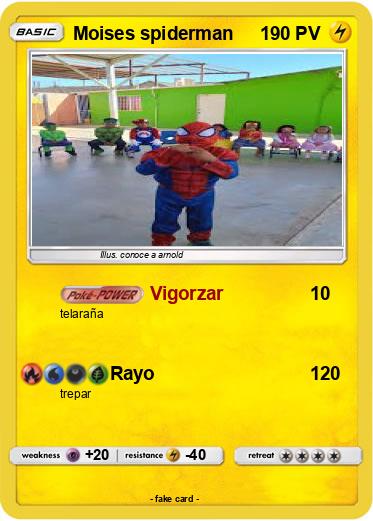 Pokemon Moises spiderman