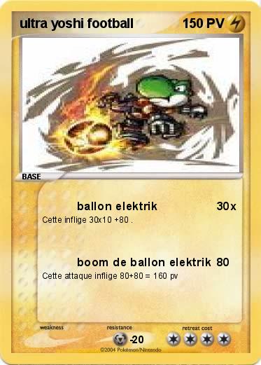 Pokemon ultra yoshi football