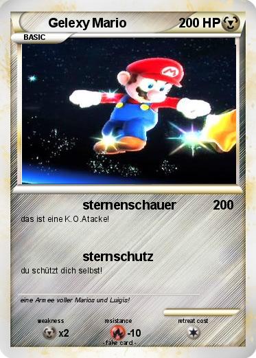 Pokemon Gelexy Mario