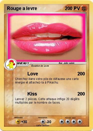 Pokemon Rouge a levre