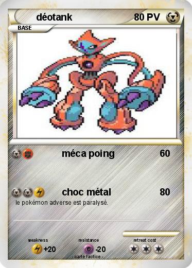 Pokemon déotank