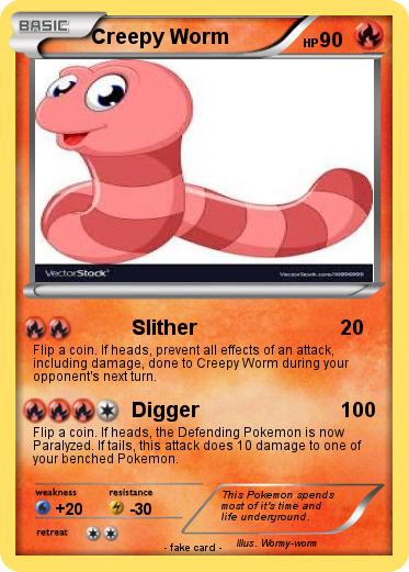 Pokemon Creepy Worm