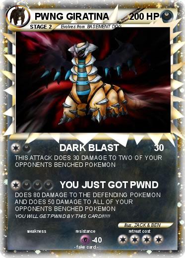 Pokemon PWNG GIRATINA