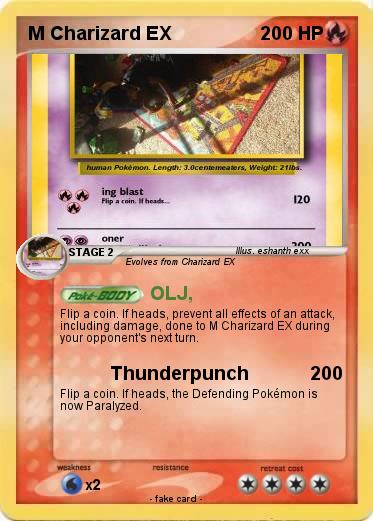 Pokemon M Charizard EX