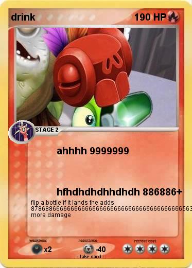 Pokemon drink