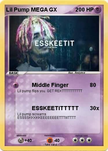 Pokemon Lil Pump MEGA GX