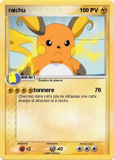 Pokemon raichu