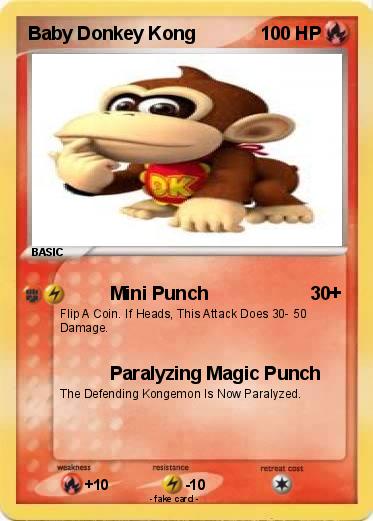 Pokemon Baby Donkey Kong