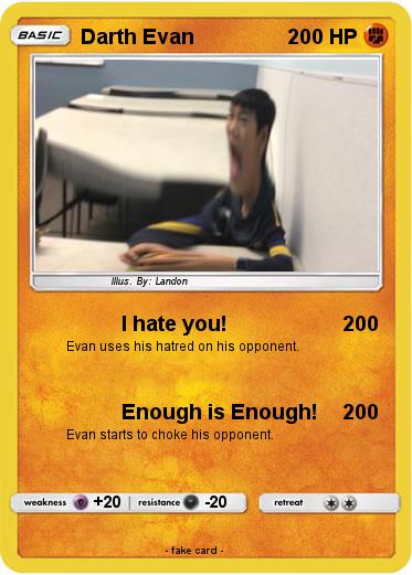 Pokemon Darth Evan