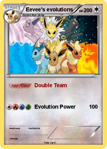 Pokemon Eevee's evolutions