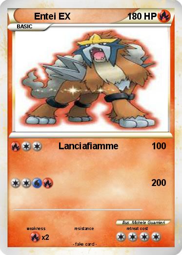 Pokemon Entei EX