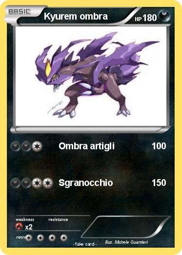 Pokemon Kyurem ombra