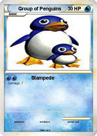 Pokemon Group of Penguins