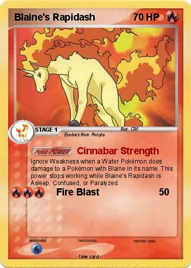 Pokemon Blaine's Rapidash