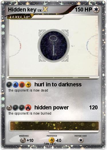 Pokemon Hidden key