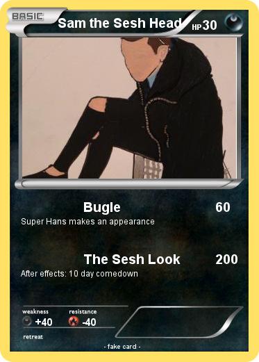Pokemon Sam the Sesh Head