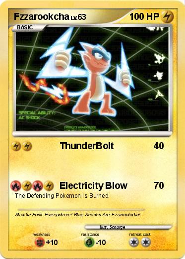 Pokemon Fzzarookcha