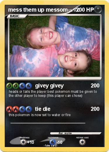 Pokemon mess them up messom