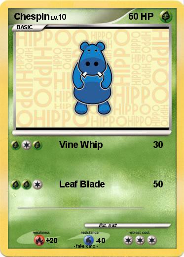 Pokemon Chespin