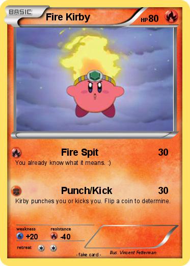 Pokemon Fire Kirby