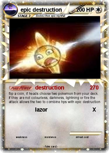 Pokemon epic destruction