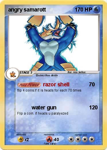 Pokemon angry samarott
