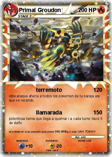 Pokemon Primal Groudon