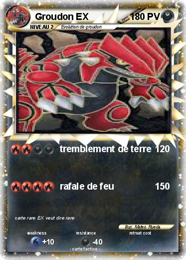 Pokemon Groudon EX