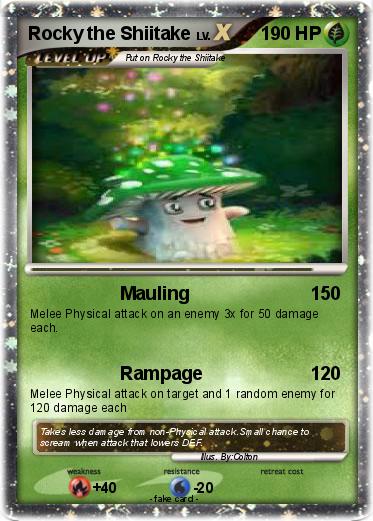 Pokemon Rocky the Shiitake