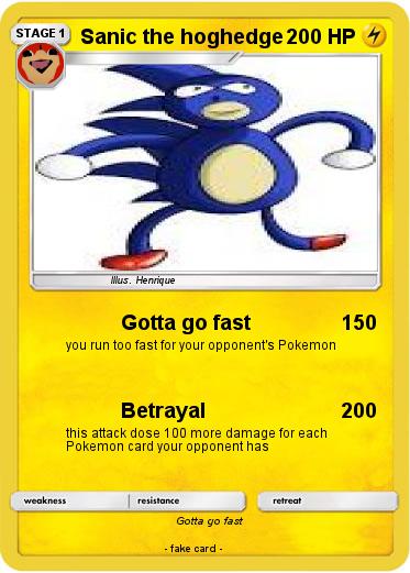 Pokemon Sanic the hoghedge