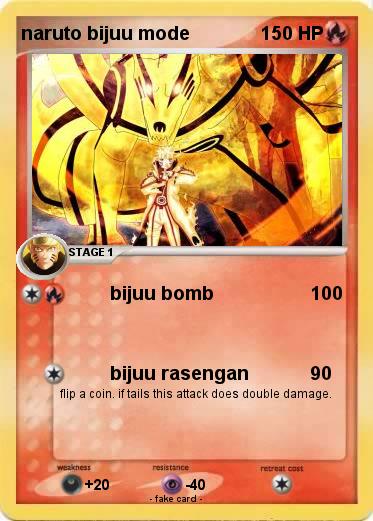 Pokemon naruto bijuu mode
