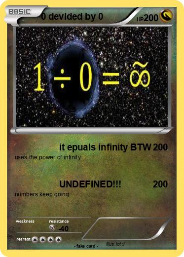 Pokemon 0 devided by 0