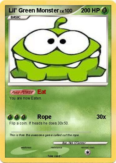 Pokemon Lil' Green Monster