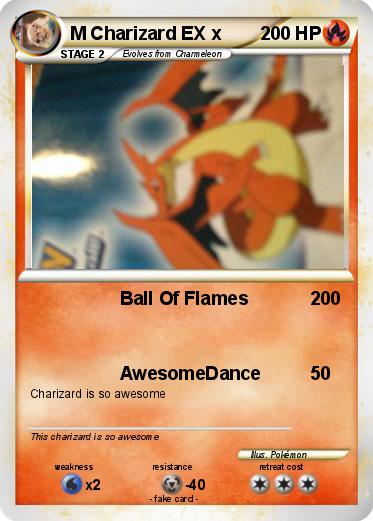Pokemon M Charizard EX x