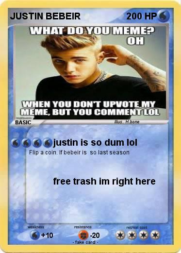 Pokemon JUSTIN BEBEIR
