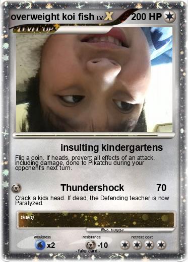 Pokemon overweight koi fish