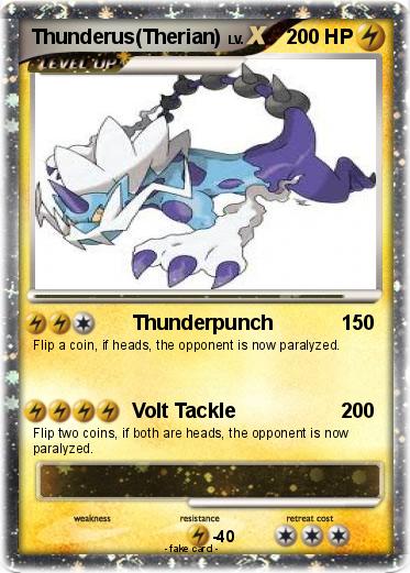 Pokemon Thunderus(Therian)