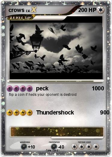 Pokemon crows