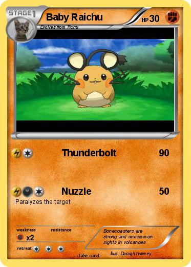 Pokemon Baby Raichu