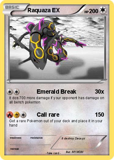 Pokemon Raquaza EX