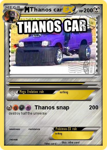 Pokemon Thanos car