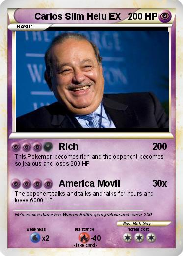 Pokemon Carlos Slim Helu EX