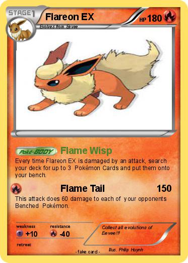 Pokemon Flareon EX