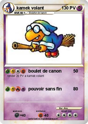 Pokemon kamek volant